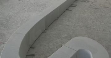 金昌 花岗岩整石坐凳拼装