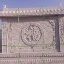 金昌 芝麻白花岗岩屏风，照壁，影壁
