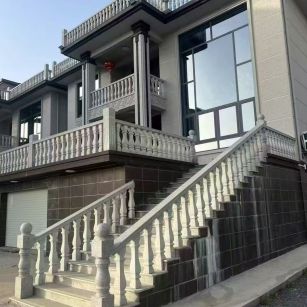 金昌 芝麻白别墅阳台栏杆，楼梯栏杆
