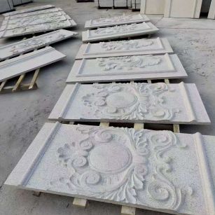 金昌 芝麻白干挂雕花板