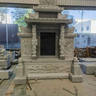 金昌 芝麻灰高档墓碑、土墓，一套也支持定做