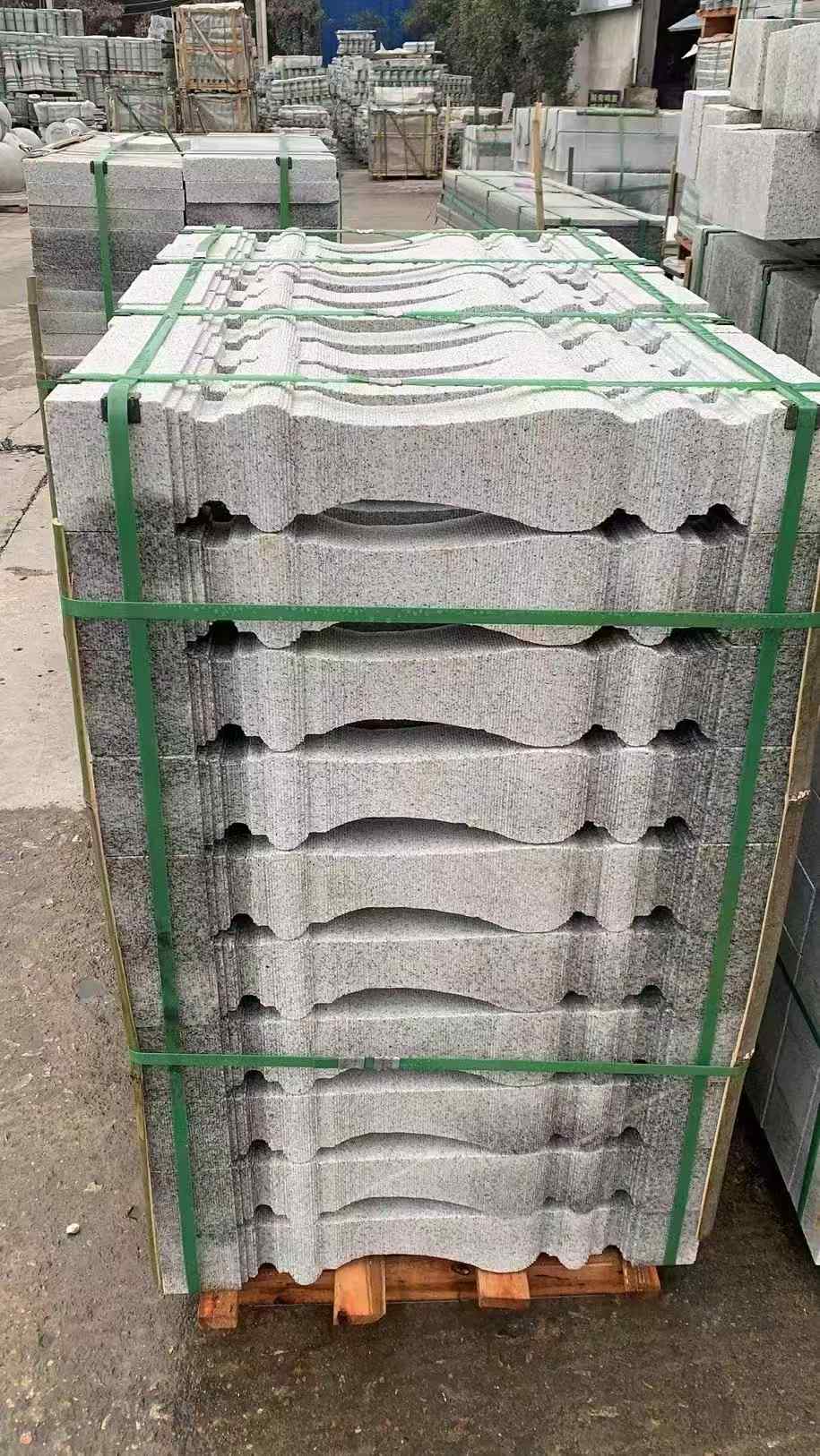 金昌 芝麻白方形拉丝面，栏杆花瓶柱