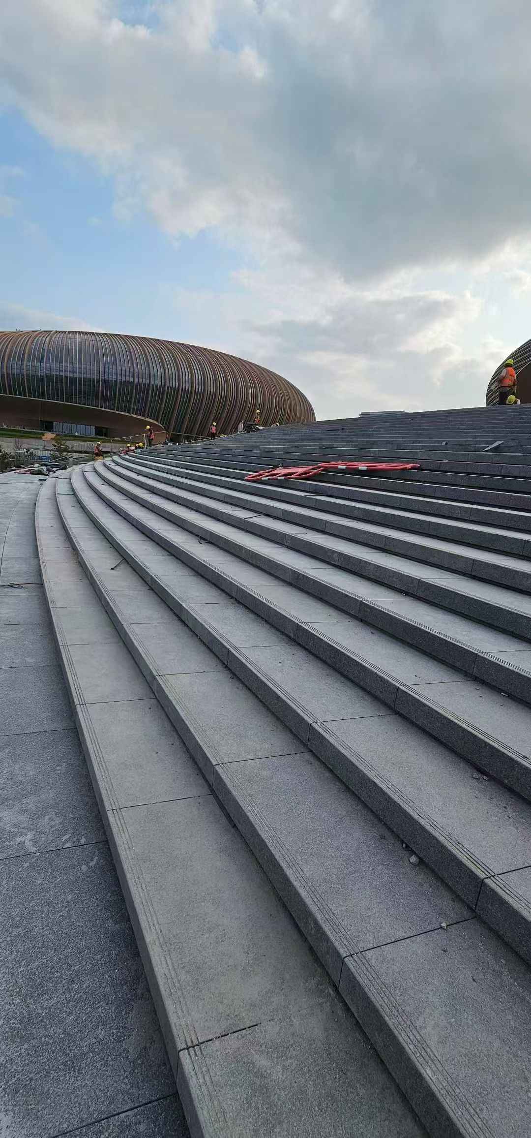 金昌 弧形整石台阶铺装效果图