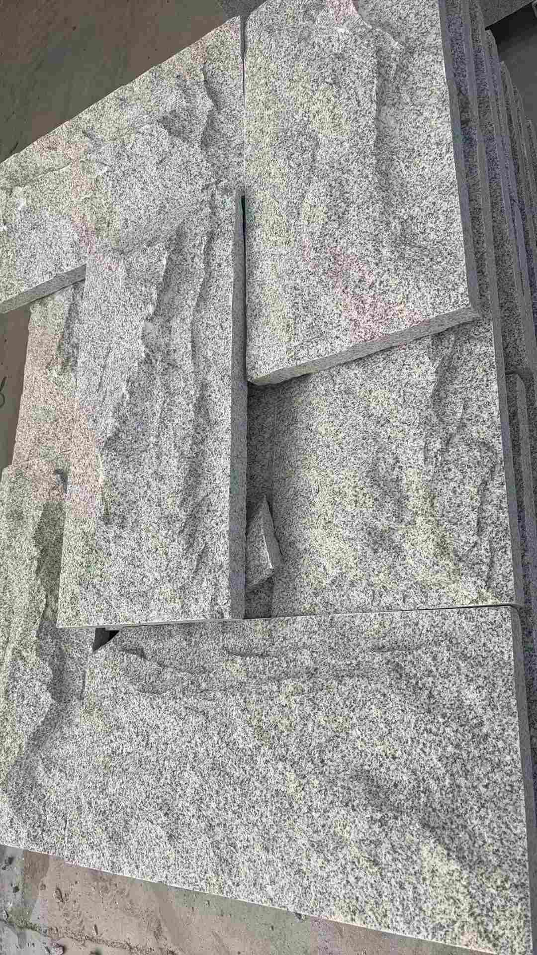 金昌 芝麻白自然面花岗岩成品板